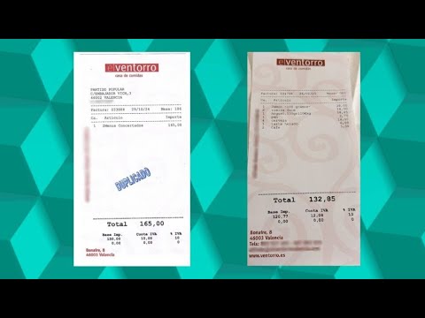 La factura de Mazón en 'El Ventorro' frente a un ticket habitual - laSexta Noticias