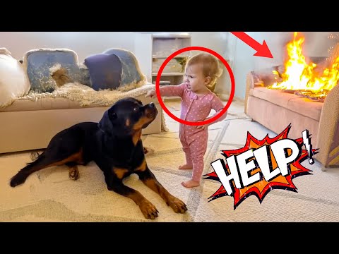 Dog Protects Baby—Heartwarming Moment!