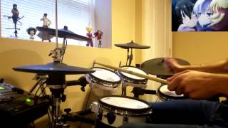 Knight's & Magic OP【ナイツ&マジック】-【Hello! My World!!】by fhána - Drum Cover