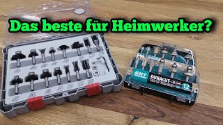 Oberfräse Fräser Set | Die besten Fräser Set´s | Fräser für die Oberfräse | Bastel Town