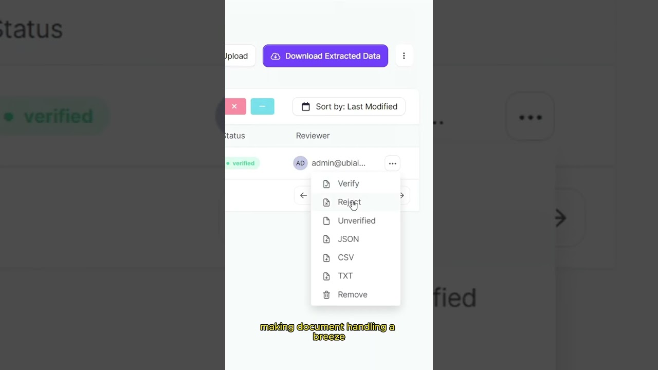 Real estate documents' processing with AI data extraction Platform