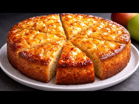 The famous German apple cake that delights the world! Grandma's secret cake!