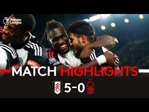 HIGHLIGHTS | Fulham 5-0 Nottingham Forest | 5️⃣ Under The Cottage Lights ✋