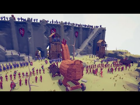 CASTLE SIEGE BY THE MY ARMY  (Totally Accurate Battle Simulator + Hidden Units Mod) HAPPY NEW YEARS!