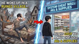 He Woke Up In A Ruined  Village, But His Cheat Was A MALL That Sold AKs And Supplies!