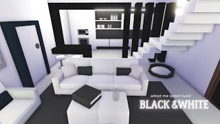 Black White ApartmentAdopt Me Speed Build House To