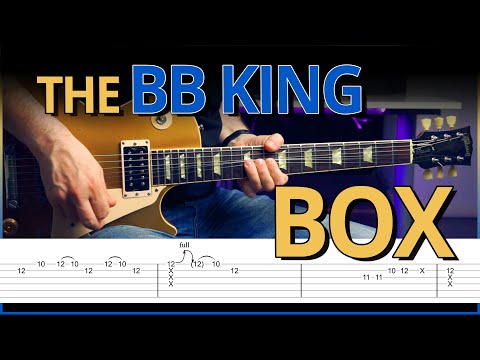 Using only The MINOR BB KING BOX To create a BLUES Solo! // with TABS