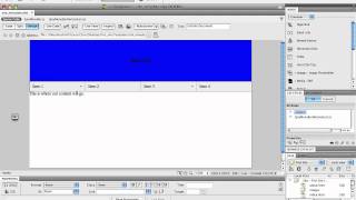 Dreamweaver Tutorial - Template 02 - Make Editable Regions