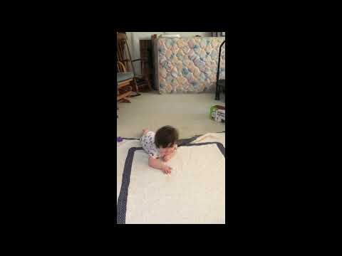 Improve sensory input and postural stability (12 months, hypotonia)