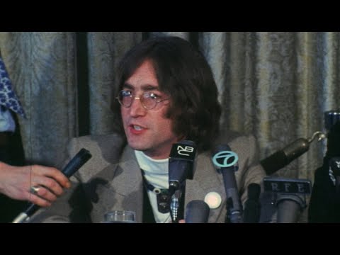 John Lennon & Paul McCartney Apple Press Conference (Color Footage, New York, May 14th, 1968)
