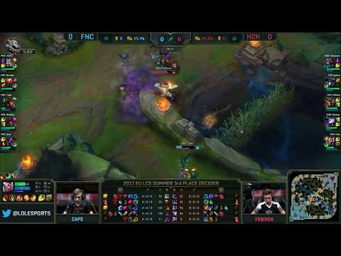 "FEBIVEN WHAT A DODGE" | FNC vs H2K 3rd Place EU LCS Summer Split 2017