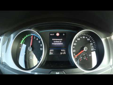 Volkswagen e-Golf acceleration 0-100 km/h 0-60 mph - VW e-Golf - Autogefühl