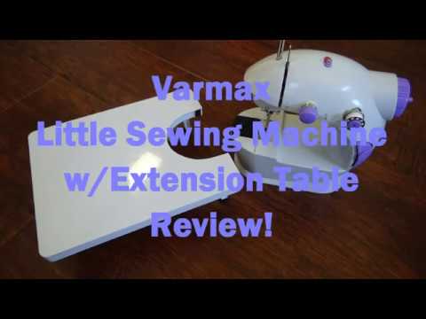 Varmax Little Sewing Machine with Extension Table Review!