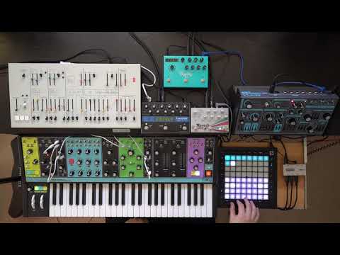 Dark ambient jam w/ Moog Matriarch, Dreadbox Abyss, ARP Odyssey, Empress Reverb, Big Sky, Timefactor