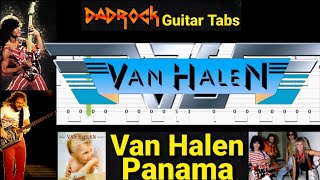 Panama - Van Halen - Guitar + Bass TABS Lesson