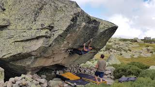 Video thumbnail of El nido del Cuco, 7b+. Hoyamoros