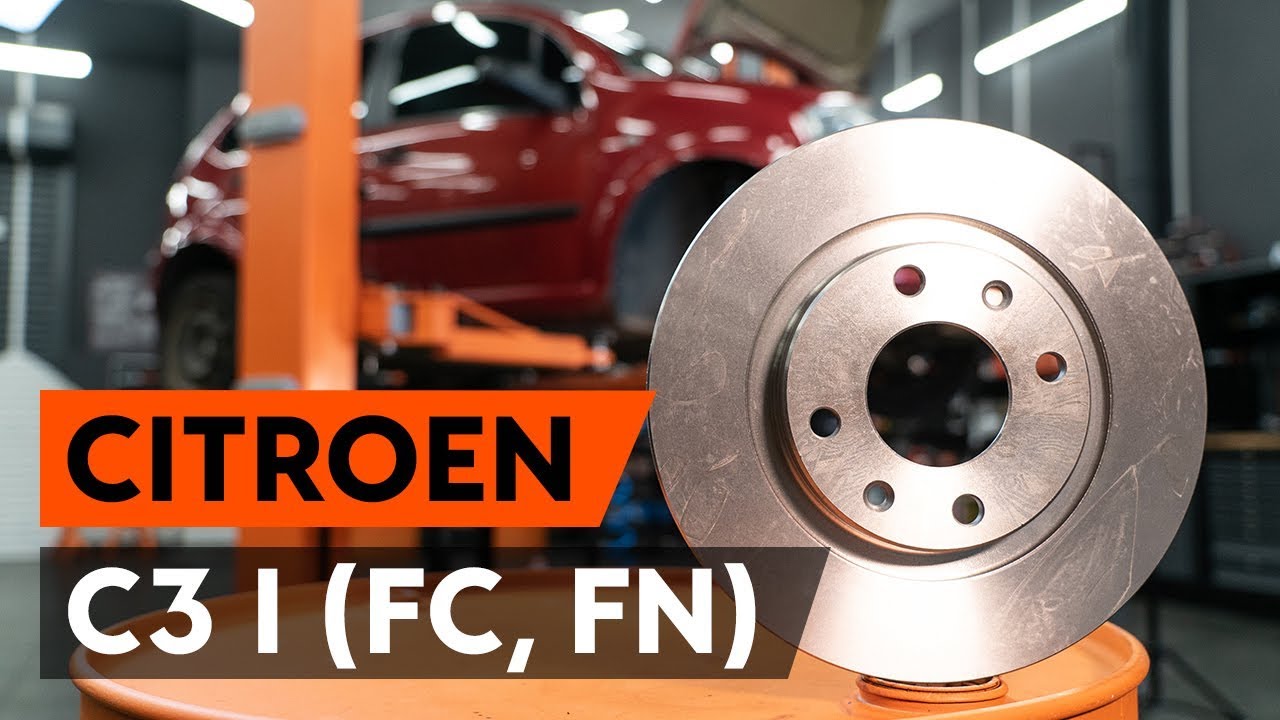 Comment changer : disques de frein avant sur Citroen C3 1 - Guide de remplacement