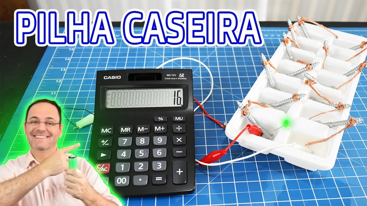 COMO FAZER A PILHA MAIS FACIL DO MUNDO - EXPERIMENTO DE QUÍMICA