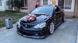 HOW TO WRAP YOUR CAR WITH CHRISTMAS LIGHTS!