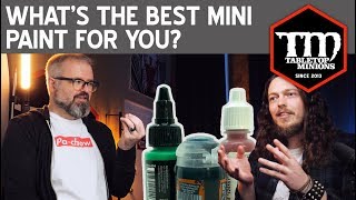 What's the Best Miniature Paint for You?