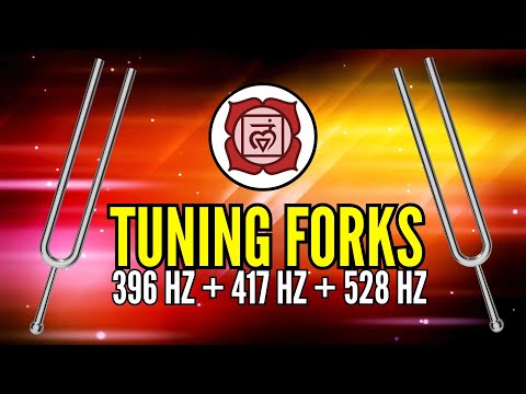 You Won’t Believe How 396 Hz + 417 Hz + 528 Hz Tuning Forks Unblock Your Lower Chakras