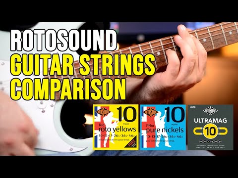 Rotosound Electric Guitar Strings Comparison