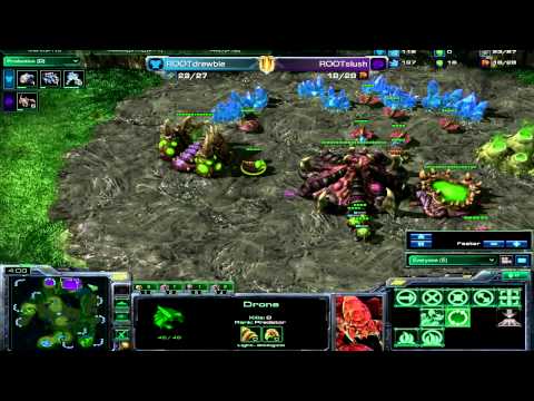 R4ptorStarcraft Game #16 ROOTslush [Z] vs ROOTdrewbie [T]