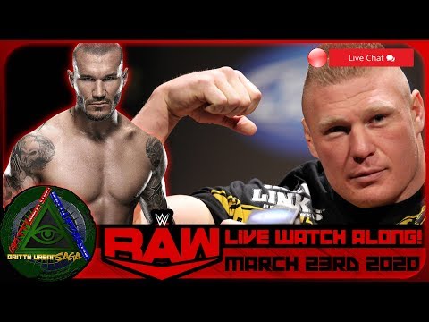 🔺WWE RAW Live Stream Watch Along! Empty Arena RAW Performance Center 03/23/2020