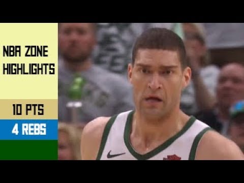 Brook Lopez Highlights vs Celtics SRG2 - 10 Pts, 4 Rebs (30.04.19)