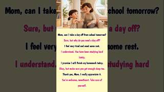 Easy English Conversation for Kids | Asking for a Day Off | Daily English Speaking Practice