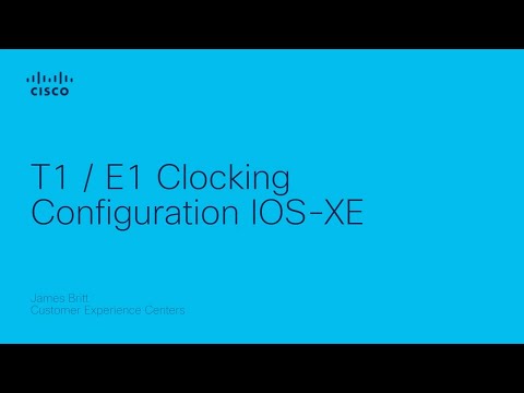 Configure T1/E1 Clocking on Cisco Voice Gateway (IOS-XE) | Clock Source Setup Guide
