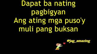 Hanggang ngayon - Marcelito Pomoy with lyrics