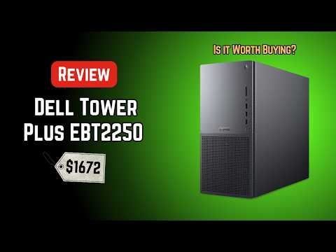 Dell Tower Plus EBT2250 Desktop Ai Computer - Series 2 Intel Core Ultra 7 265 20-Core Processor up to 5.3 GHz, 64GB DDR5 RAM, 1TB NVMe SSD, GeForce RTX 5060 Ti 16GB GDDR7, Windows 11 Pro, Graphite video review thumbnail