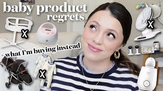 2022 Baby Products I REGRET buying & what I'm getting instead (2nd baby!)