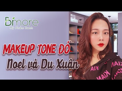 Hướng dẫn trang điểm tone Đỏ đi chơi du Xuân