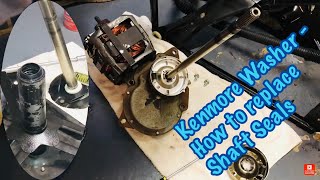 Leaking Kenmore Washer - How to Replace Shaft Seals