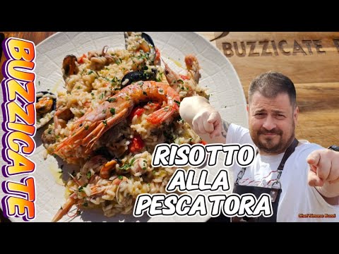 RISOTTO ALLA PESCATORA👉La ricetta dello Chef Simone Buzzi 🤩 "FAVOLOSO"  TUTORIAL!