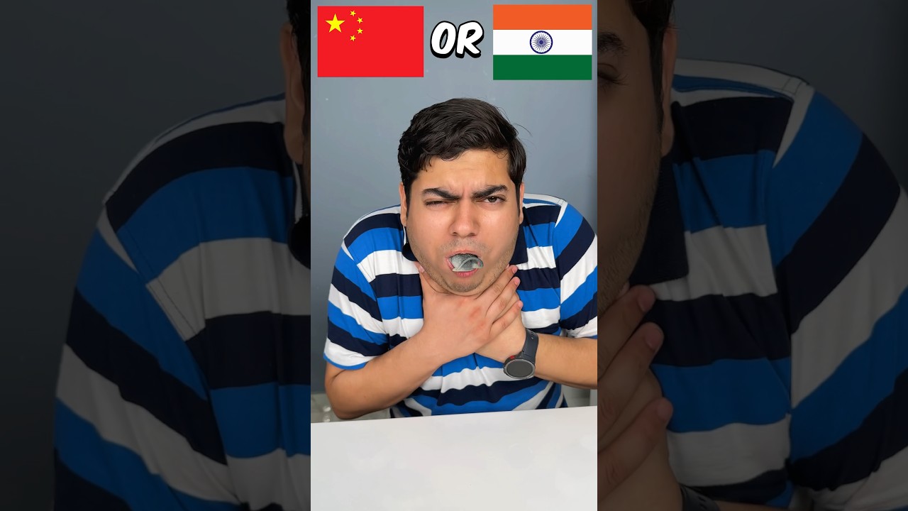 Pick a Flag!? 🥴 (Country Food Challenge!) #shorts