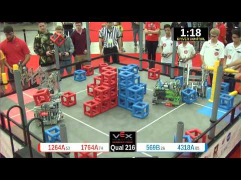 2015 VRC Arts Q216 - 1264A 1764A vs 569B 4318A - 40 to 41 - VEX Worlds 2015 - Arts Division