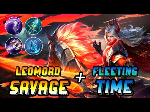 7500 MATCHES 75% WINRATE FLEETING TIME BUILD WITH LEOMORD = SAVAGE?! - Avory | MLBB