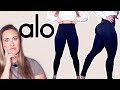 ALO WORTH THE HYPE ALO YOGA HIGH WAIST AIRLIFT LEGGING TRY ON REVIEW HAUL