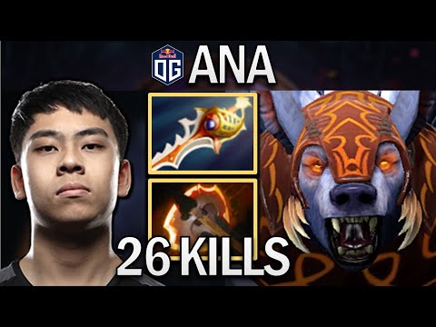 OG.ANA SMURF URSA WITH 26 KILLS - DOTA 2 7.29 GAMEPLAY