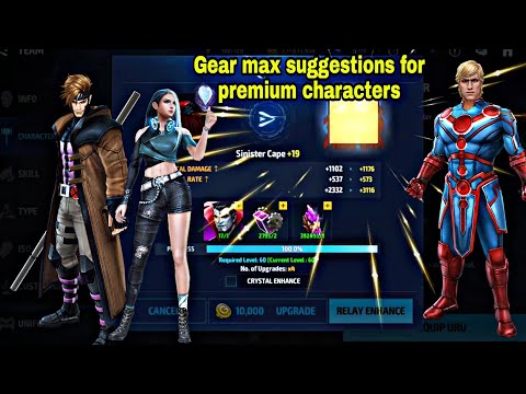 How Much Biometrics Is Enough For Max Any Premium Character Gear? - Marvel Future Fight