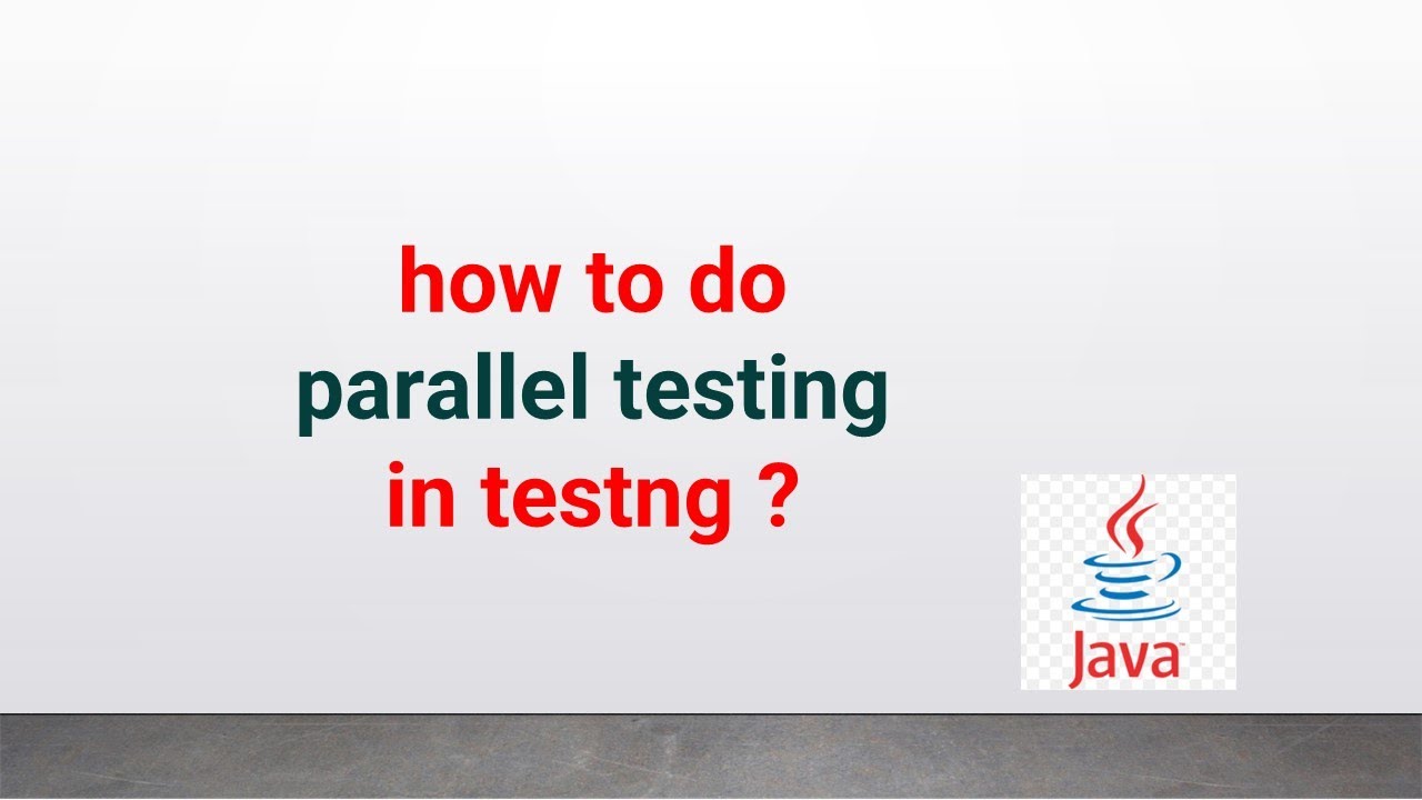 how to do parallel testing in testng #selenium #automation #java
