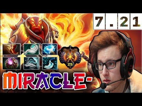Dota 2 - MIRACLE 10 mins GODLIKE  - Magic Ember Spirit Build against ZAI Mars