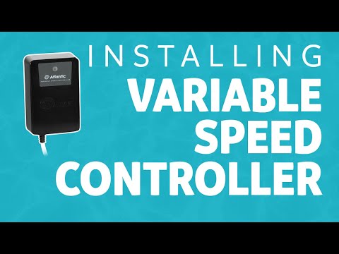 Atlantic-Oase TidalWave Variable Speed Controller Setup