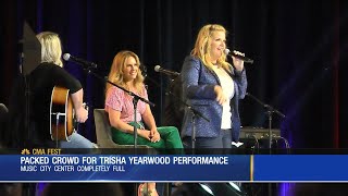 Trisha Yearwood performs for packed house