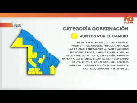 NGFEDERAL - TRIUNFO DE LAS ALIANZAS POR LOCALIDADES - chaco