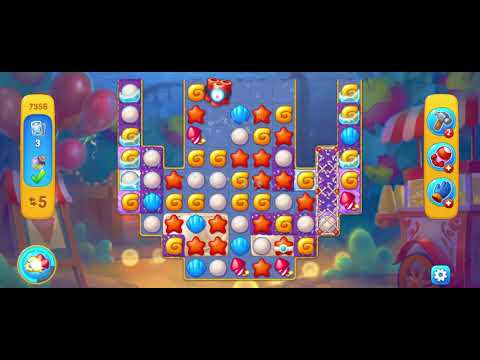 @Fishdom Hard Level 7356 without Power Up