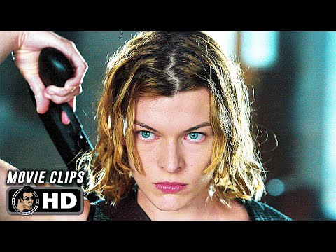 RESIDENT EVIL: APOCALYPSE CLIP COMPILATION (2004) Sci-Fi, Milla Jovovich